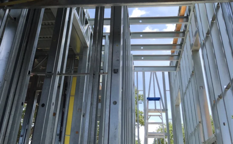 Barndominium steel framing in Texas