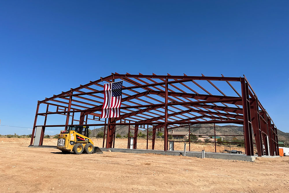 Red iron barndo kit in Texas