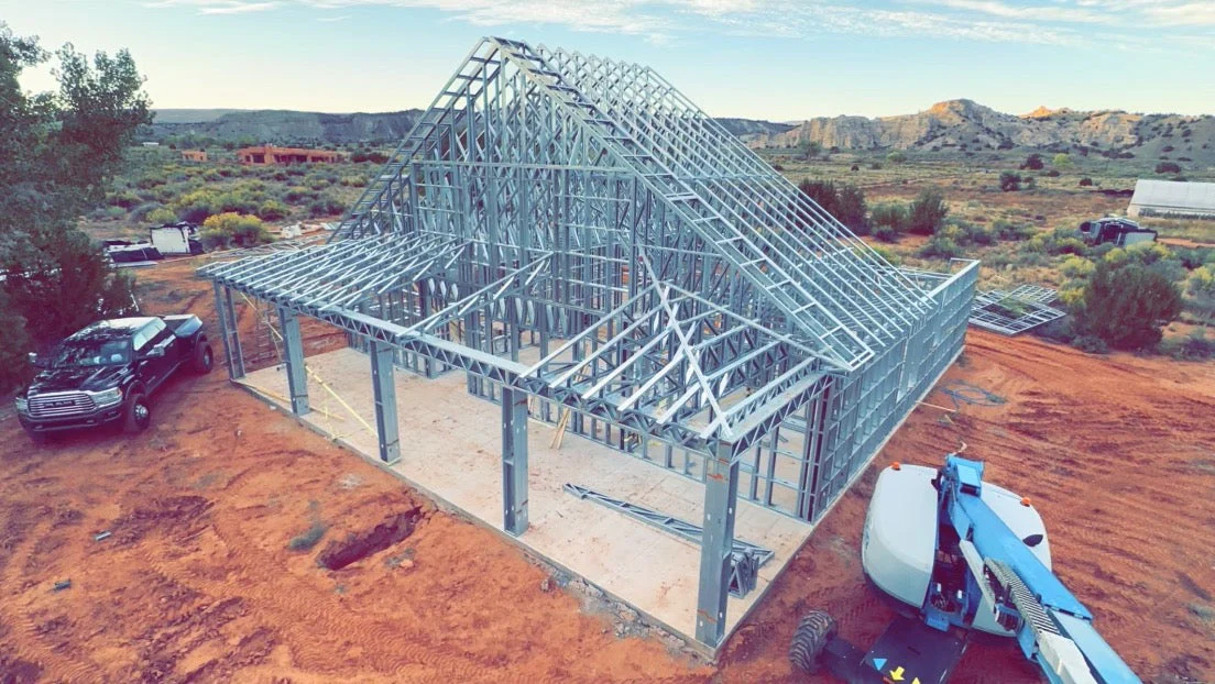 Aerial barndo steel kit in Texas