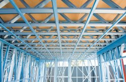 Barndo steel roof trusses in Texas